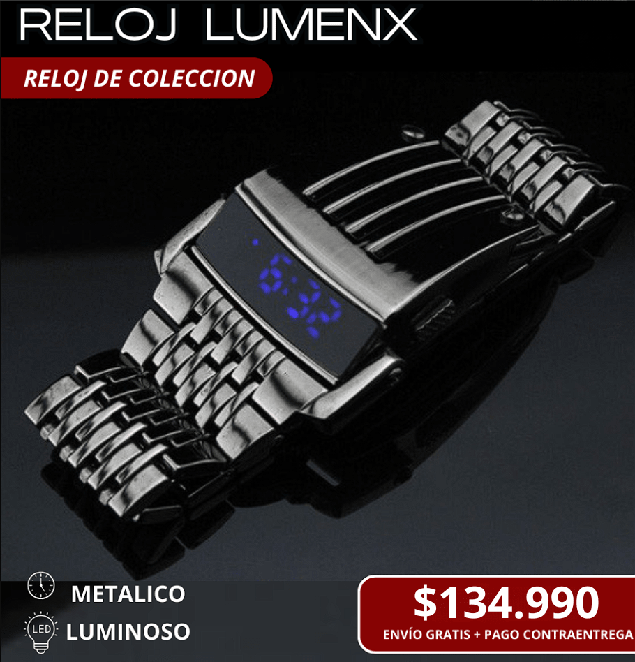LumenX – El Reloj Que Eleva Tu Estilo Cada Día