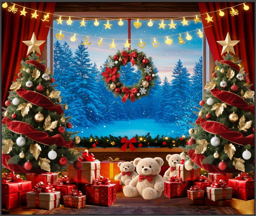 Fondos Navideños – Telón de Fondo Navideño Premium