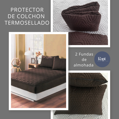 CalmaBed - Protector De Colchón + Fundas de almohadas - [PROMOCIÓN DISPONIBLE SOLO HOY]