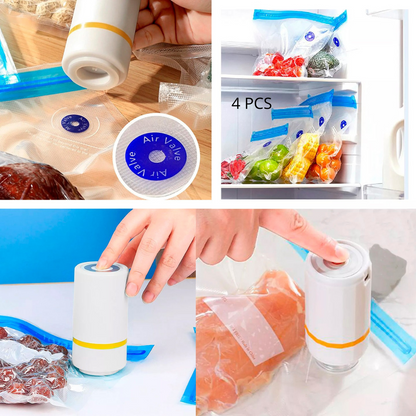 Fresh l Mini Selladora Al Vacio + BOLSAS DE REGALO!