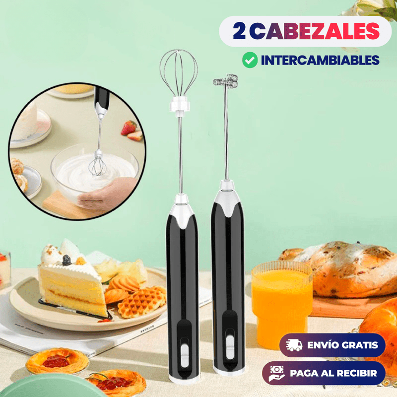 ESPUMADOR DE LECHE MULTIFUNCIONAL RECARGABLE