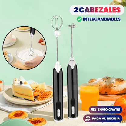 ESPUMADOR DE LECHE MULTIFUNCIONAL RECARGABLE