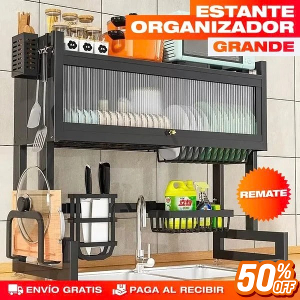 Escurridor De Platos Con Almacenamiento