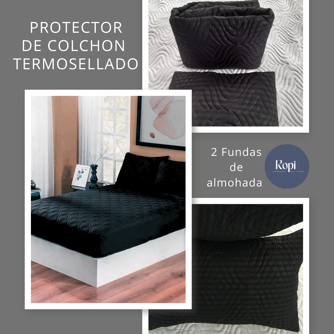 CalmaBed - Protector De Colchón + Fundas de almohadas - [PROMOCIÓN DISPONIBLE SOLO HOY]