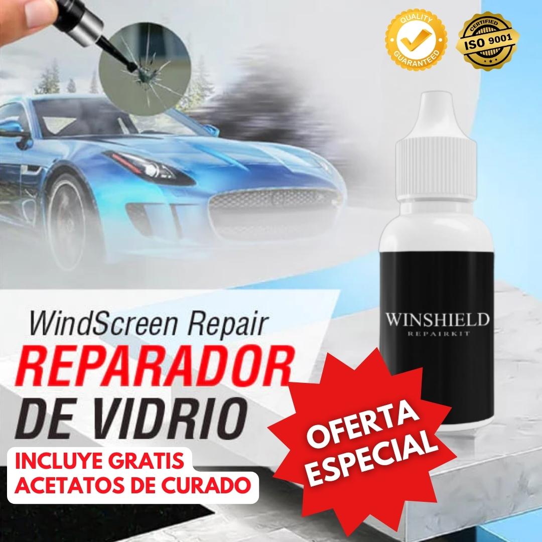 Kit Reparador de cristales VidrioFix – Repara parabrisas, pantallas y espejos al instante.