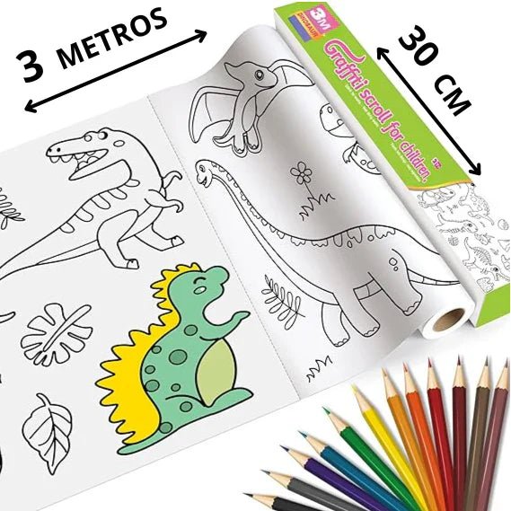 OFERTA ROLLO PARA COLOREAR DE 3 METROS🥳