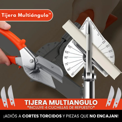 Tijera Multiángulo - Corte Perfecto en Todos los Ángulos