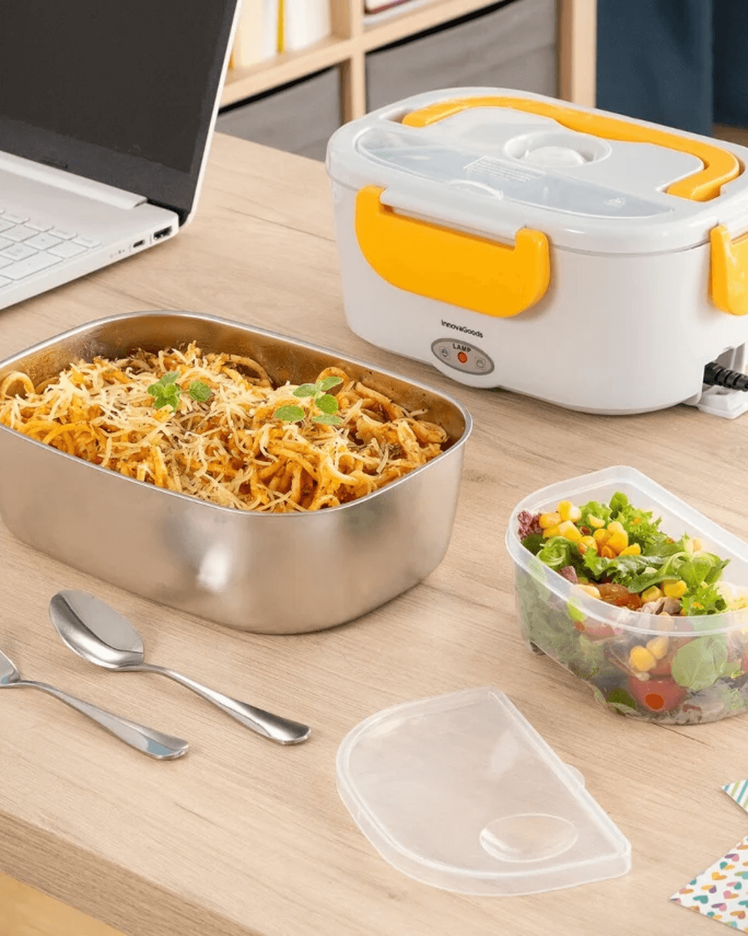 EasyLunch - Lonchera Porta Comida Eléctrica + Cuchara