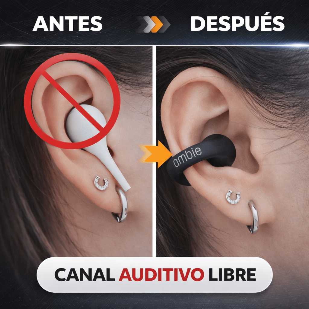 Audífonos de conducción ósea | Batería de larga duración | Resistentes al agua