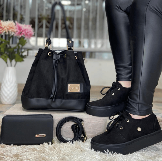 Trio Lince Dama Bolso + Billetera + Calzado Promoción - CIERRE DE LA TIENDA - CONTRA ENTREGA ENVÍO GRATIS