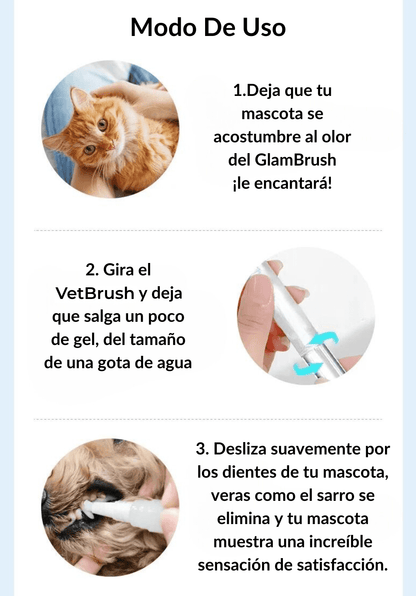 VetBrush - Limpiador dental para mascotas