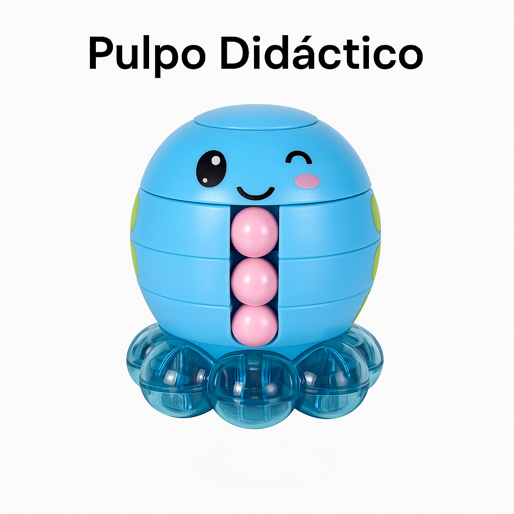 PulpoZen - Calma, enfoque y diversión en un solo juguete.