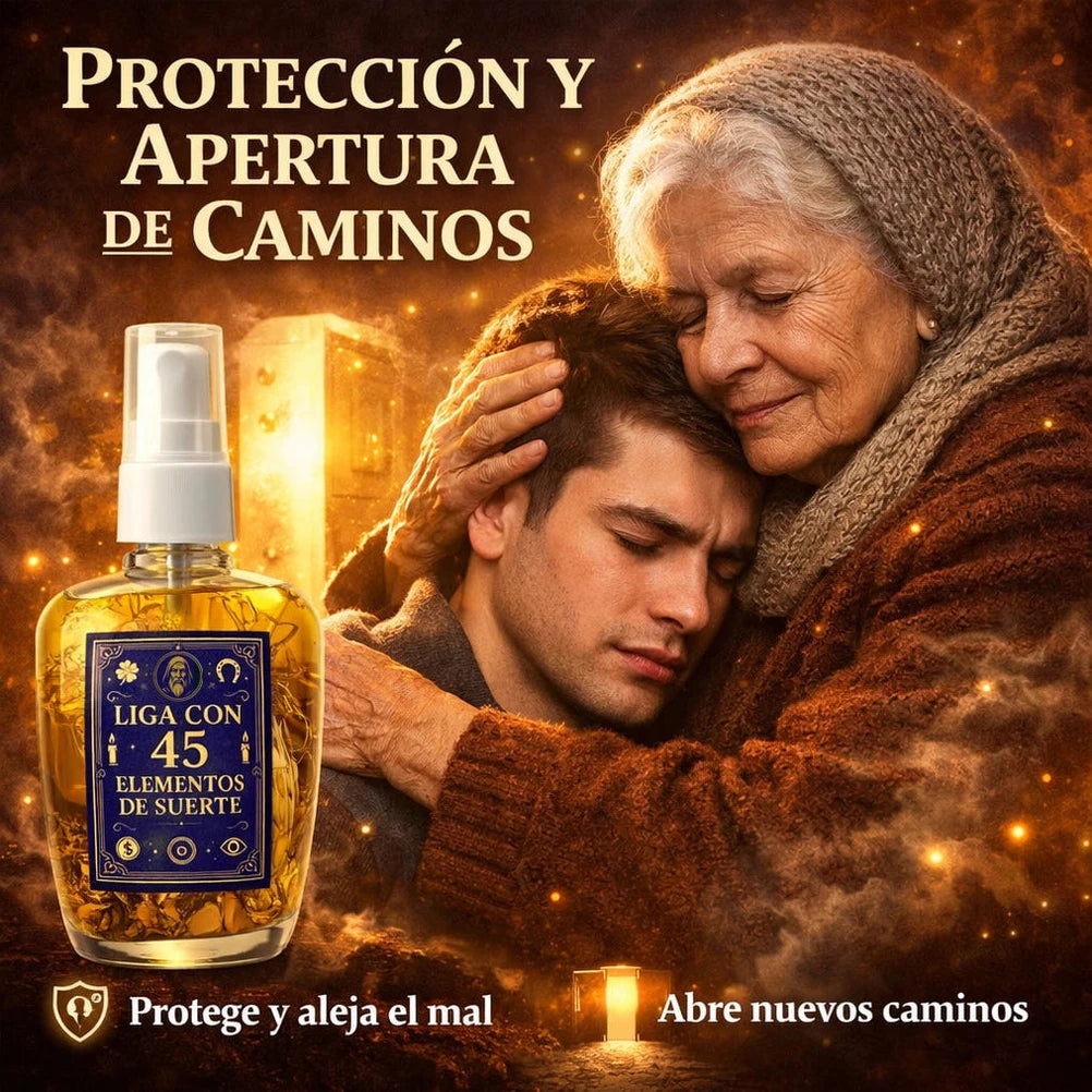 Perfume Liga 45 Elementos De La Suerte + Oración
