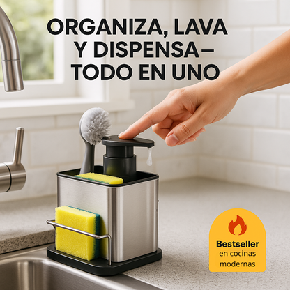 Dispensador 3 en 1 – Organización y Comodidad en tu Cocina