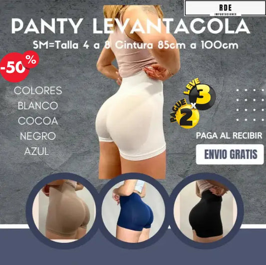 ¡Paga 2 Lleva 3!  Bust Up Panty Levanta Cola - [PROMOCIÓN DISPONIBLE SOLO HOY]