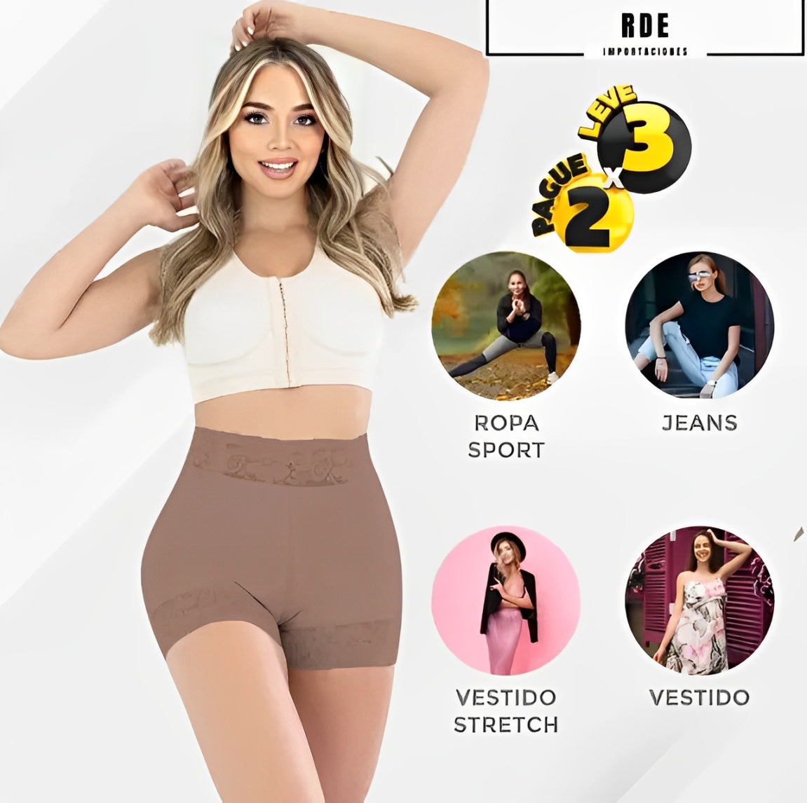 [COMPRA 2 Y LLEVA 3] -  Bust Up Panty Levanta Cola + Regalo