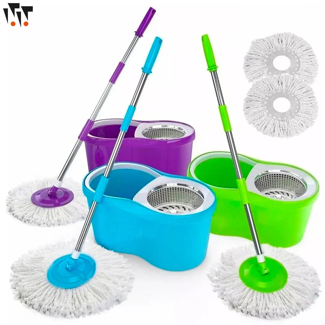 TrapPro 360° (2 Mopas + Balde Escurridor)